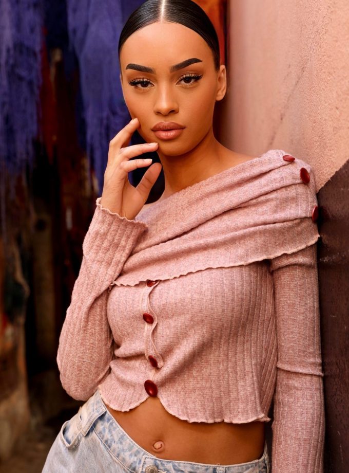 TOP EN MAILLE BUSTIER FRONCES